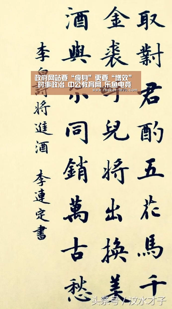 政府网站要“瘦身”更要“增效”_时事政治_中公教育网_乐鱼电竞(图1)